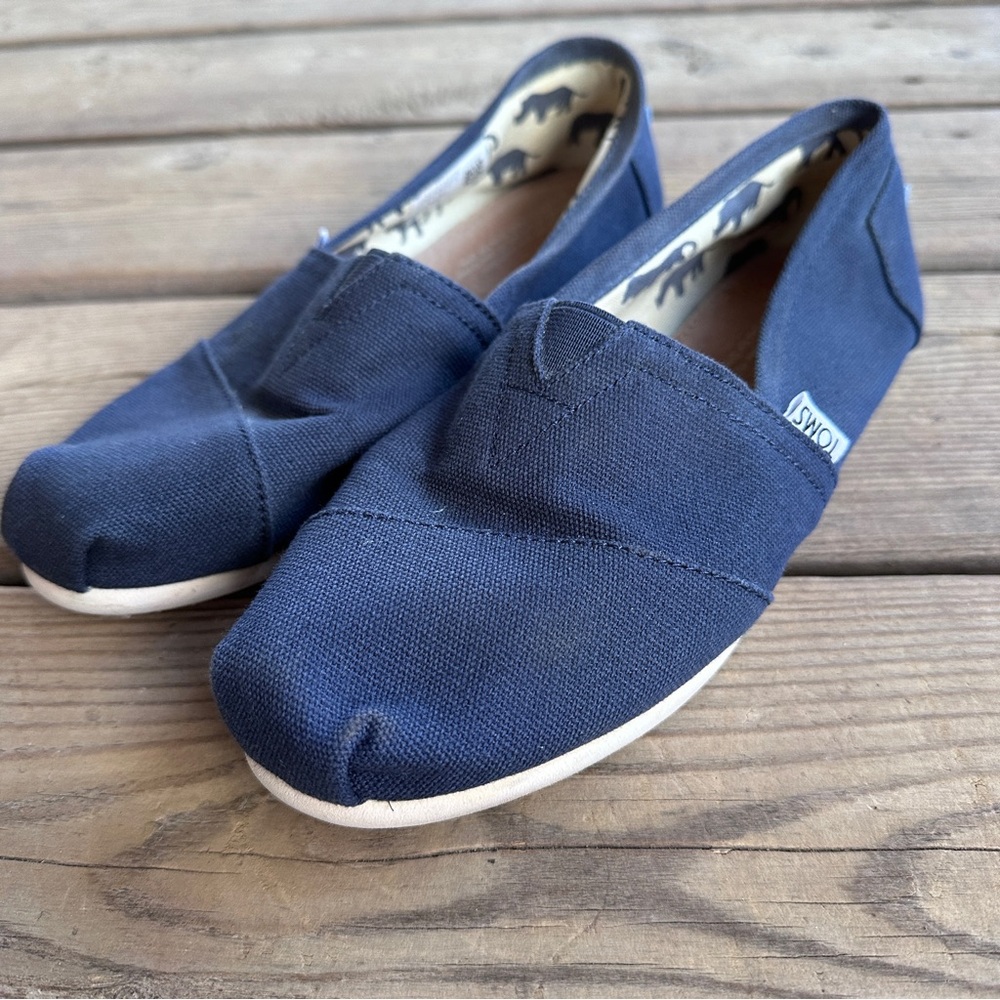 TOMS Navy Blue Shoes